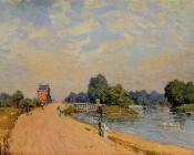 阿尔弗莱德 西斯莱 : The Road from Hampton Court